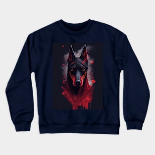 Evil Ninja Dobermann Crewneck Sweatshirt